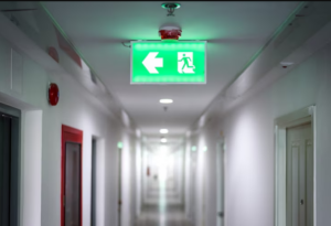 Exit and Emergency lights